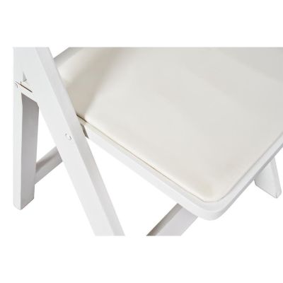 Image two of White Wood Folding Chair